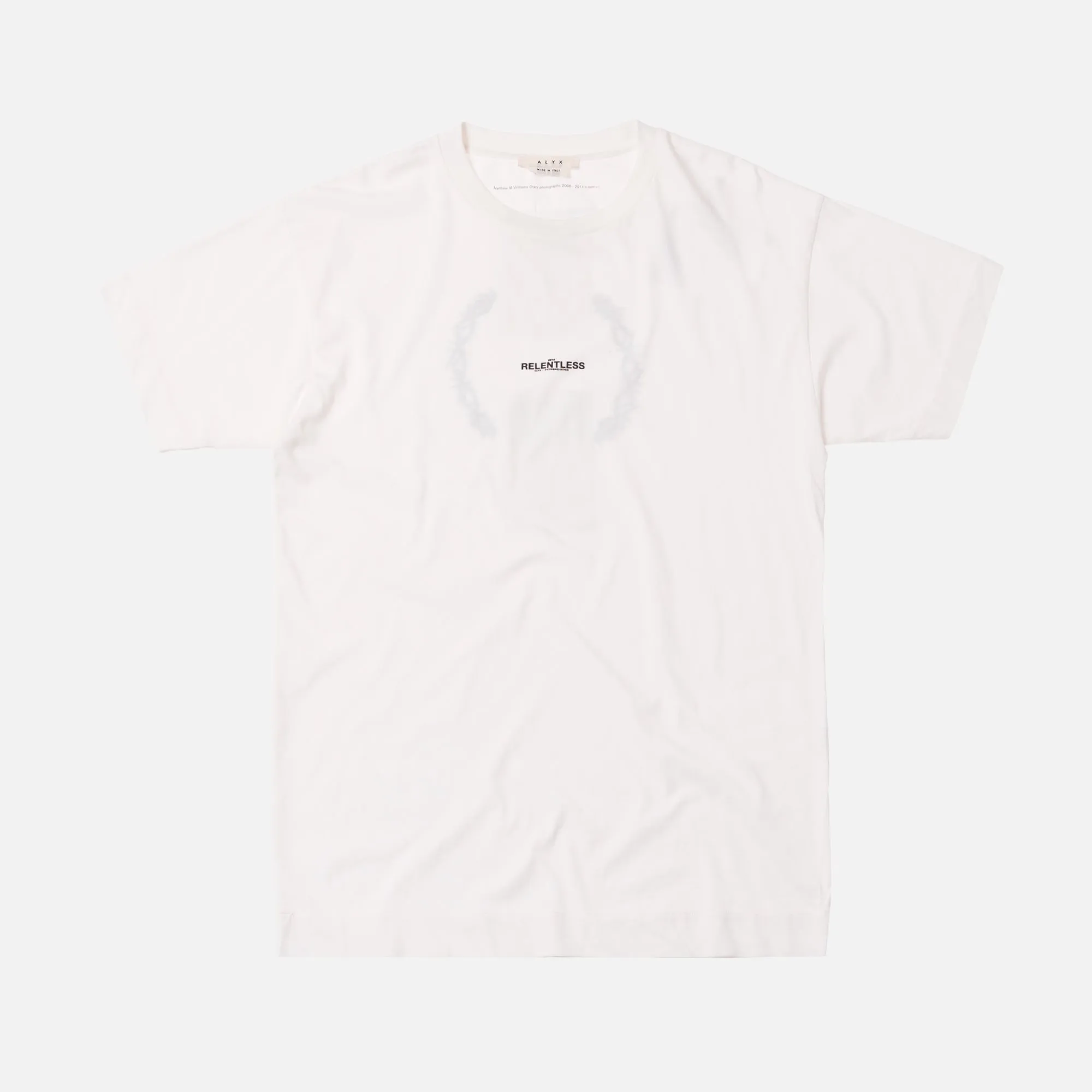 1017 ALYX 9SM Flag In Thorn Tee - White