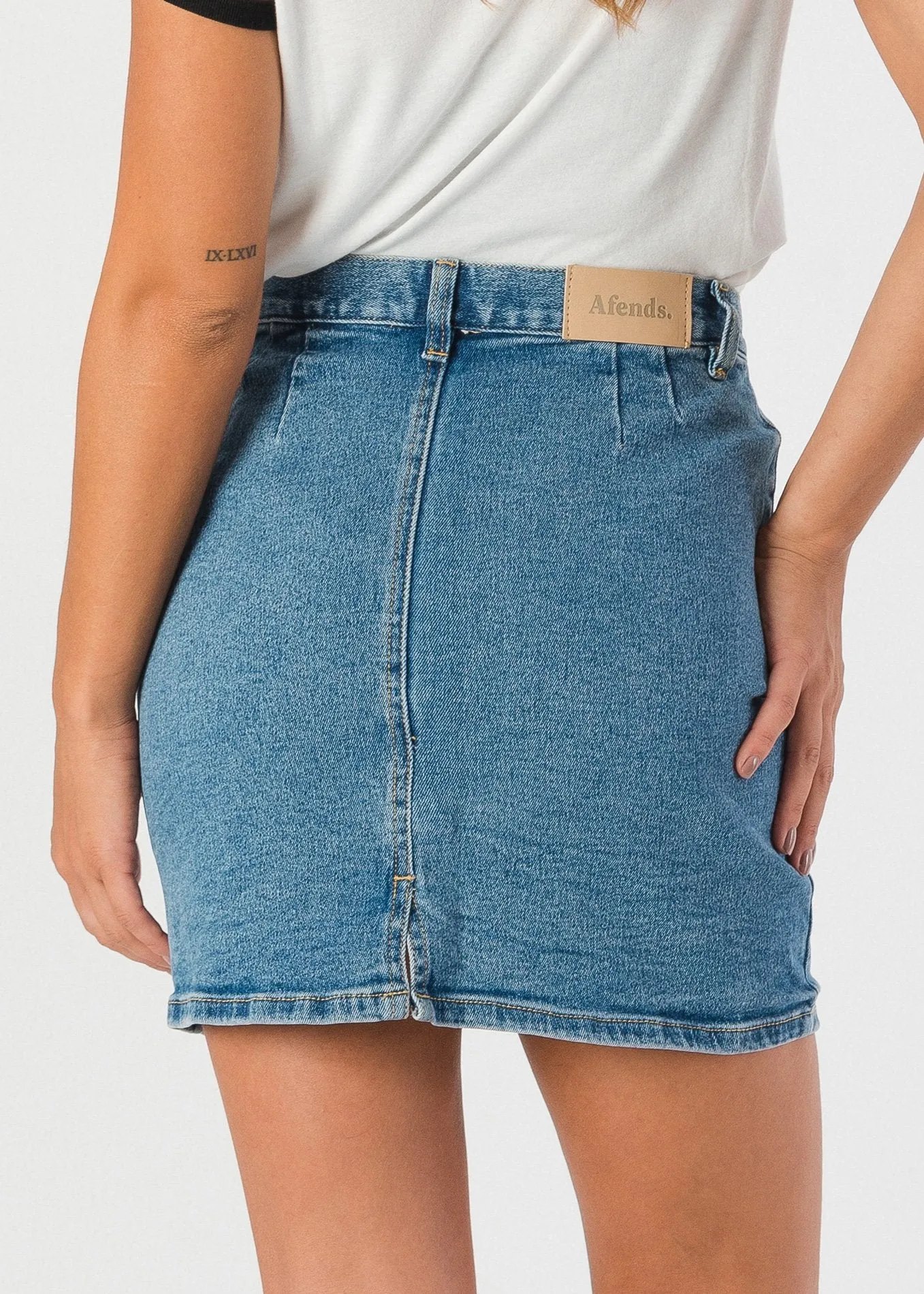 Afends Womens Chevy - Denim Skirt