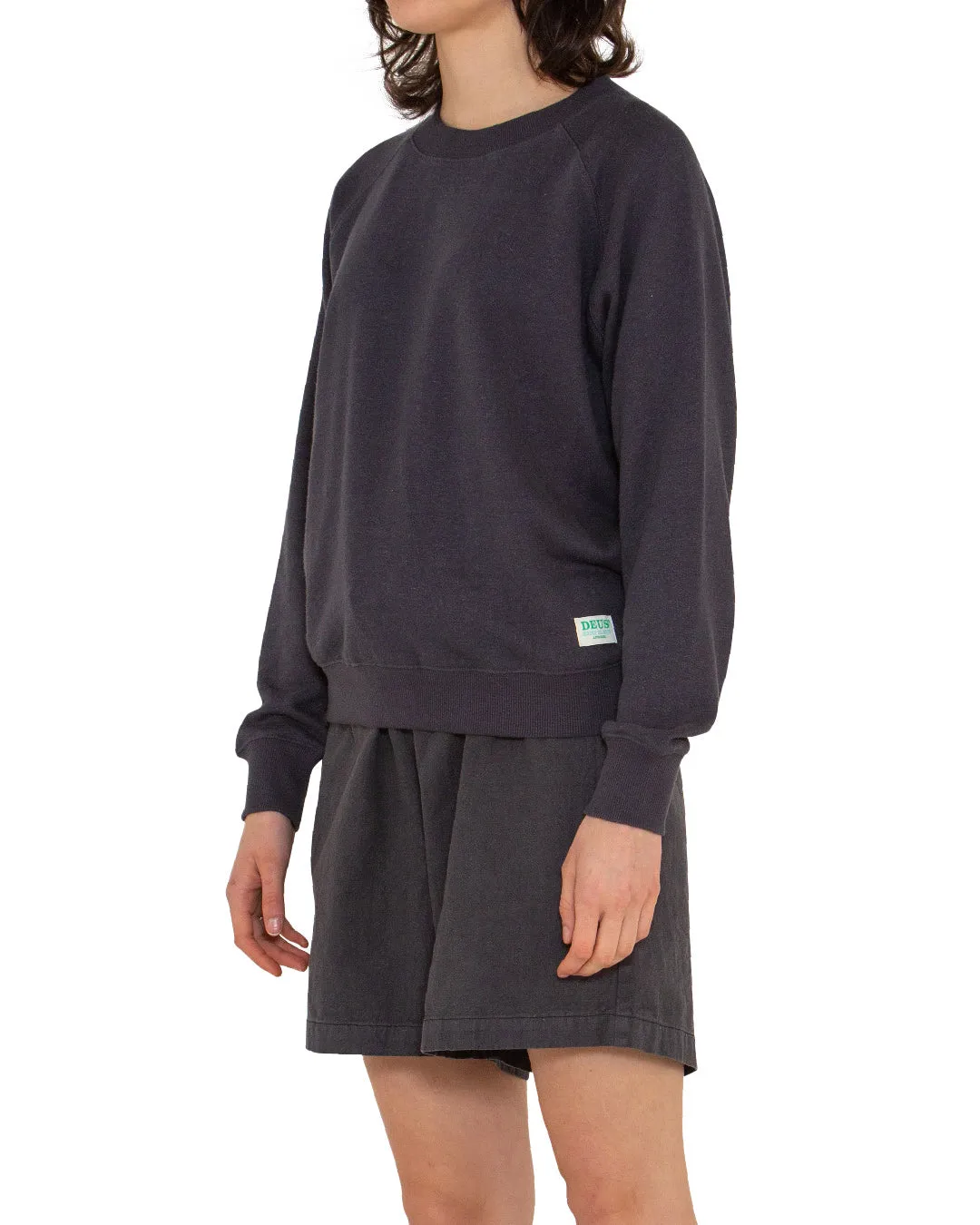 Aggie Hemp Crew (Oversized Fit) - Shadow Grey