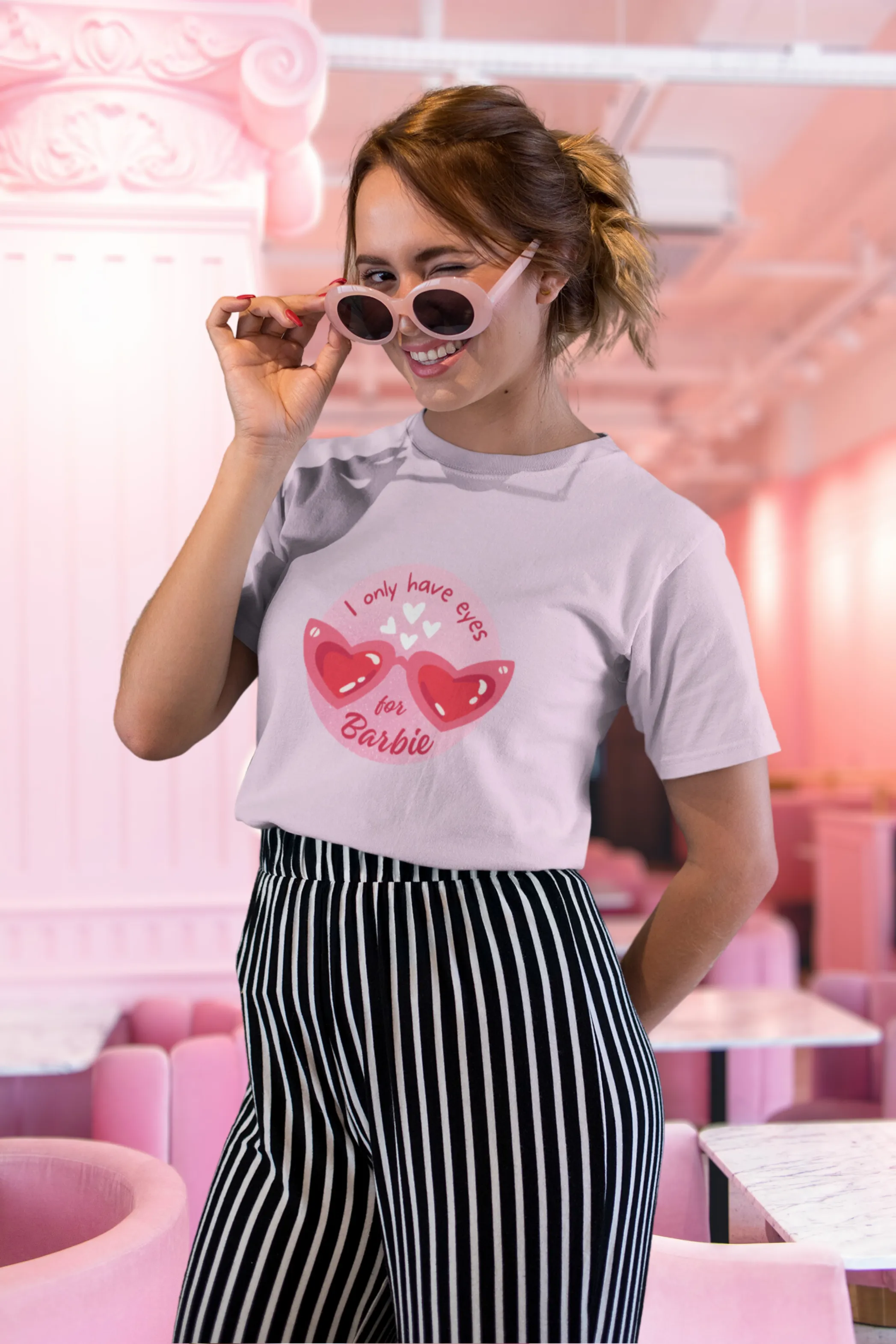 Barbie Eyes Printed T-shirt for women