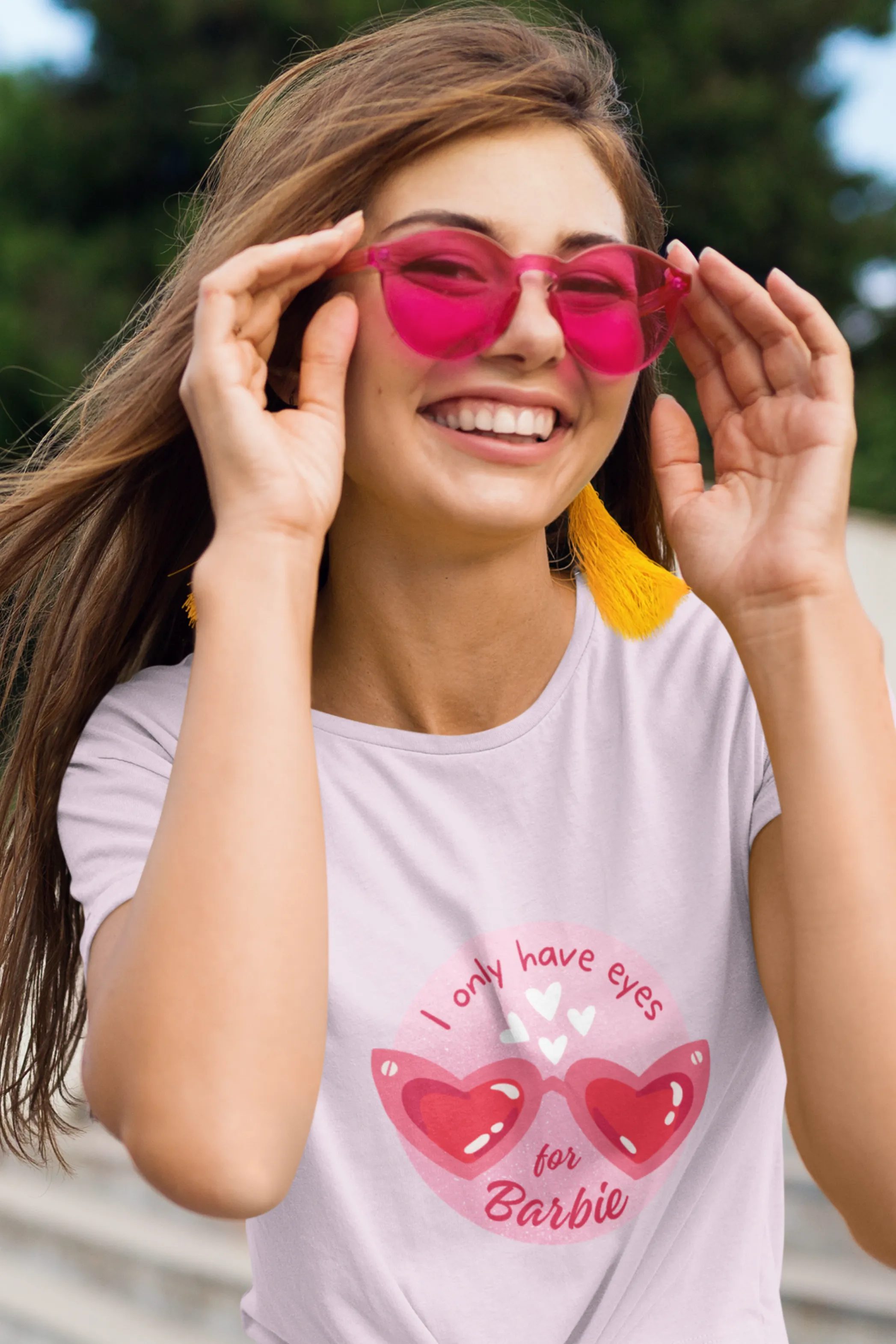 Barbie Eyes Printed T-shirt for women