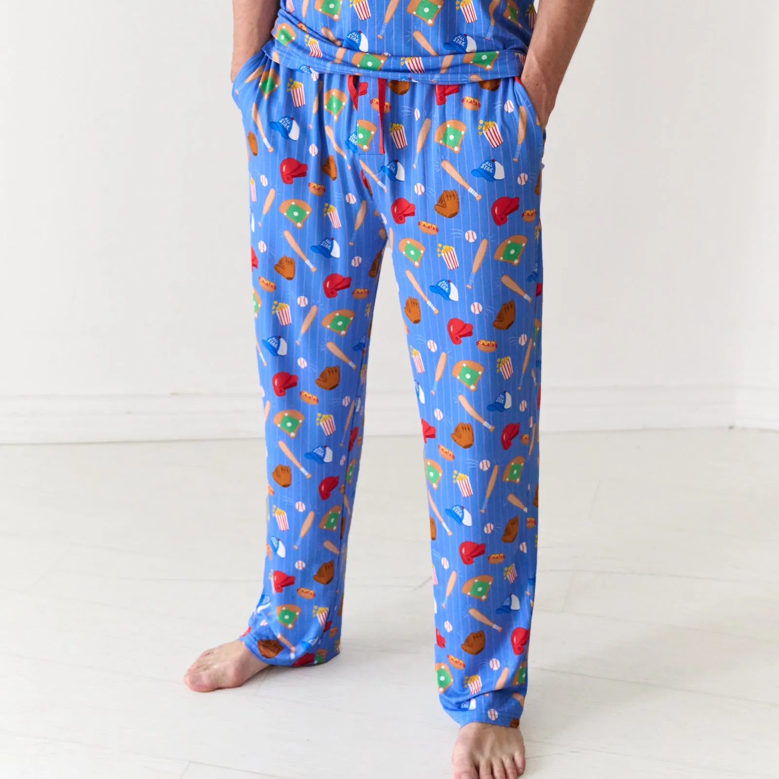 Blue All Stars Men's Pajama Pants