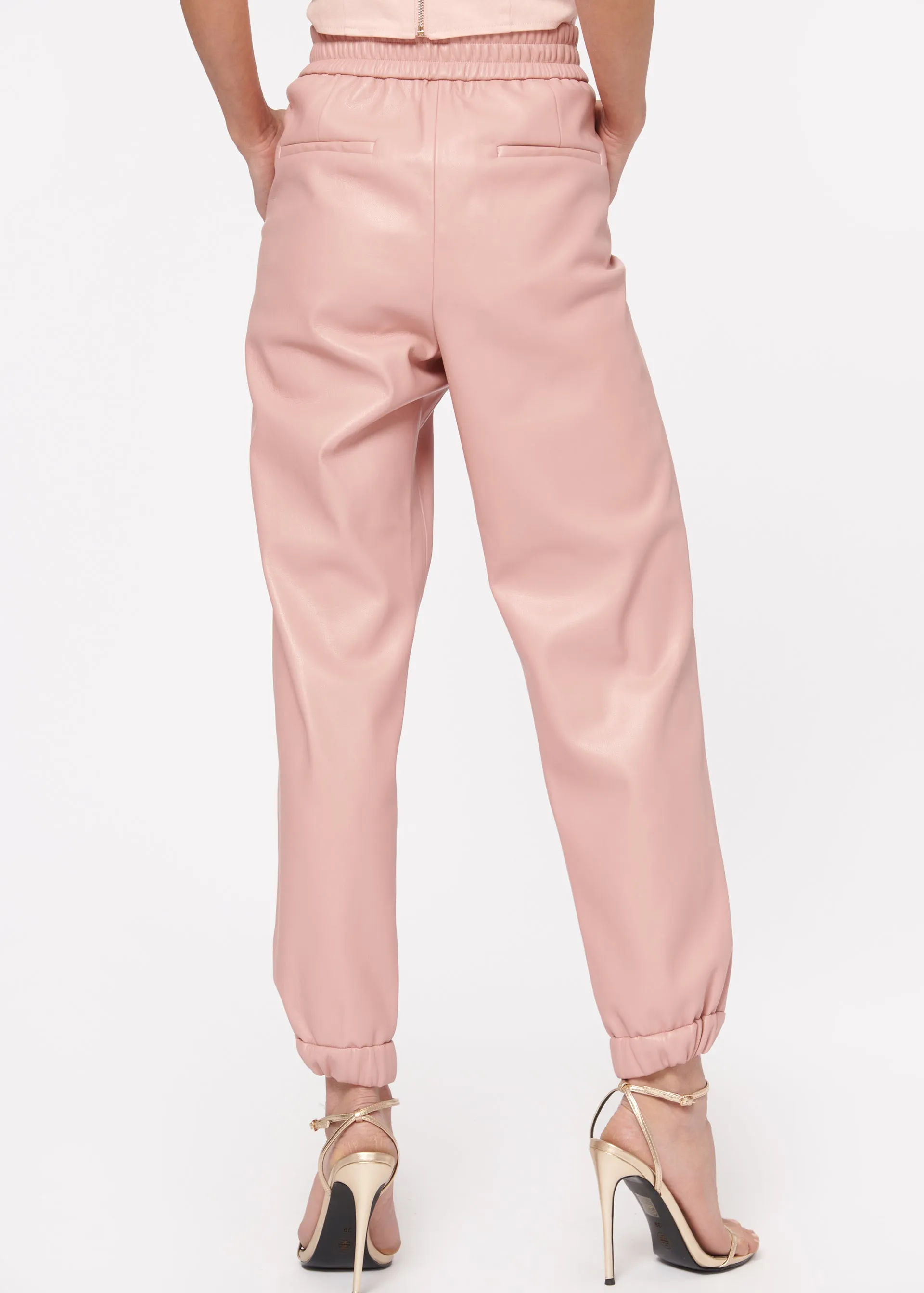 Cami NYC - Dalton Vegan Leather Pant in Cameo