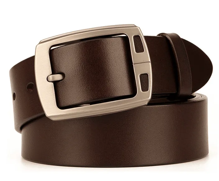 Casual Matt Finish Leather Belt