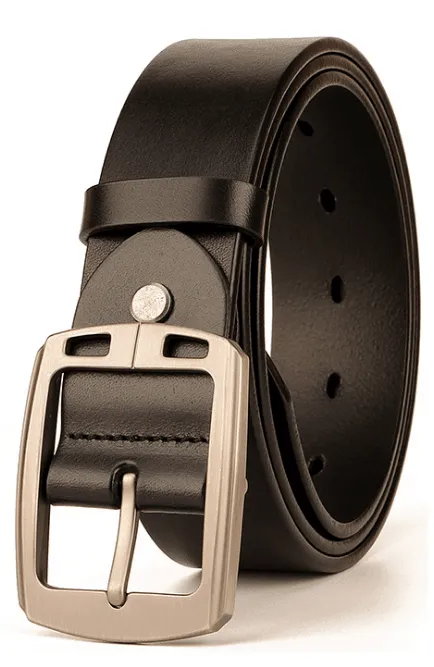 Casual Matt Finish Leather Belt