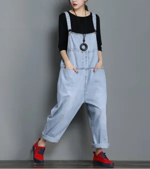 Denim Casual Spring Denim Overall Women Jumpsuits QY6