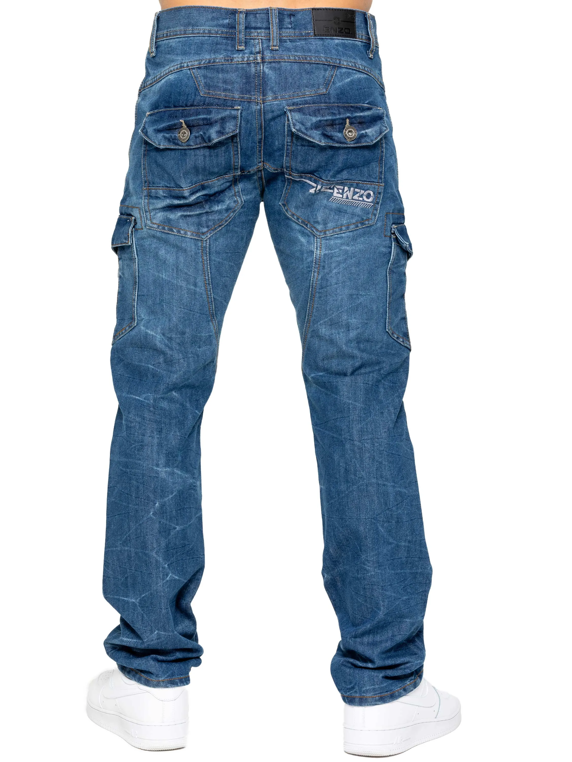 Enzo | Mens Straight Leg Designer Jeans