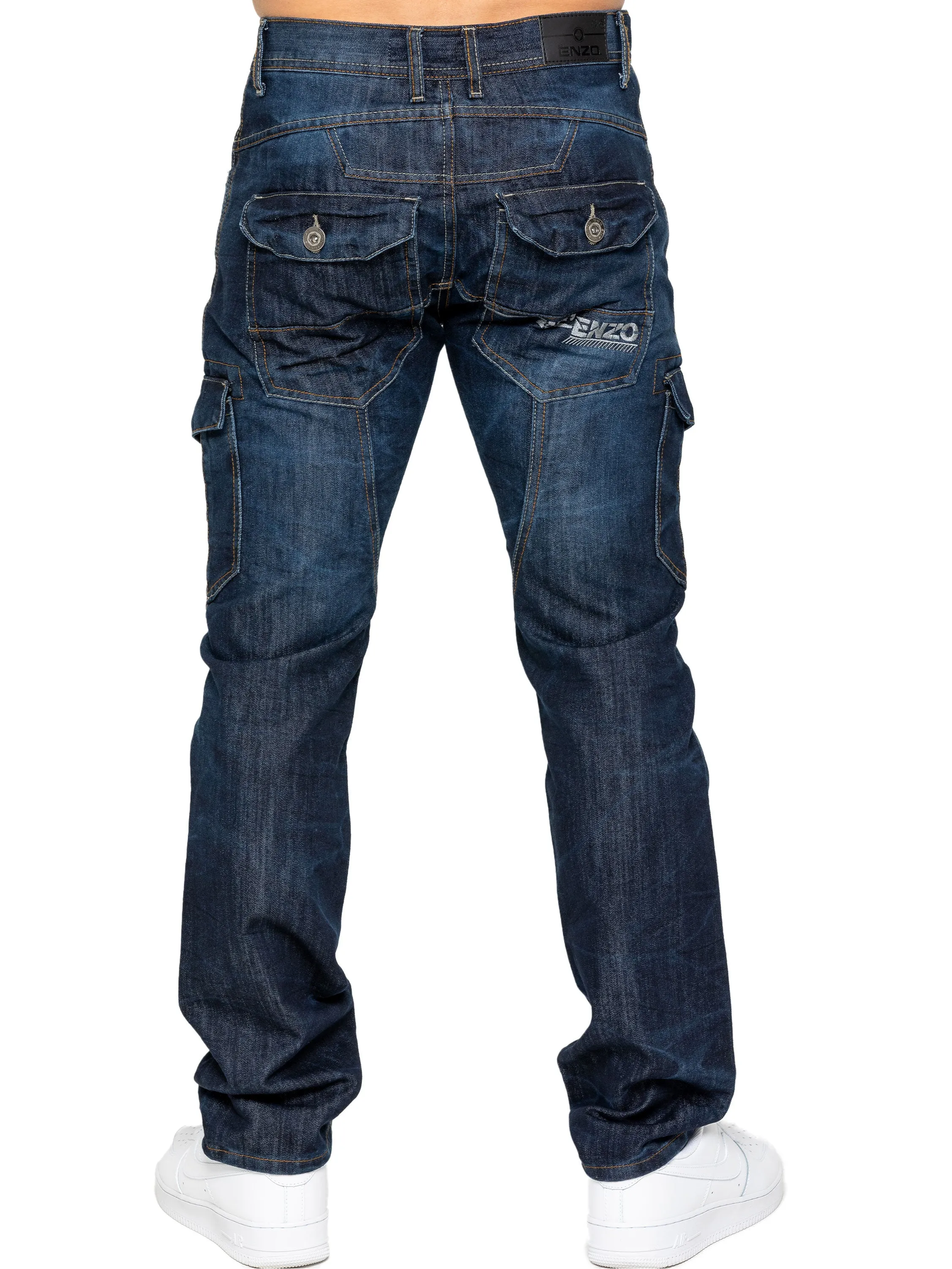 Enzo | Mens Straight Leg Designer Jeans