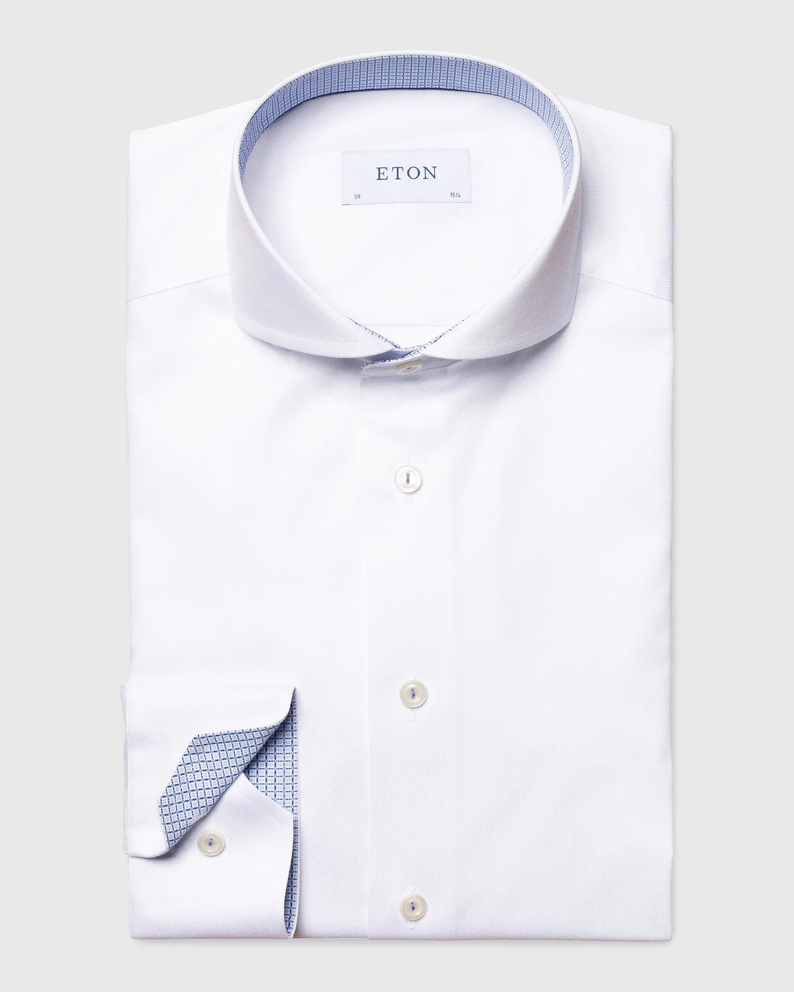 ETON 10000430600 WHITE SLIM SC SHIRT