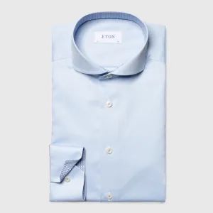 ETON 10000430620 BLUE SLIM SC SHIRT