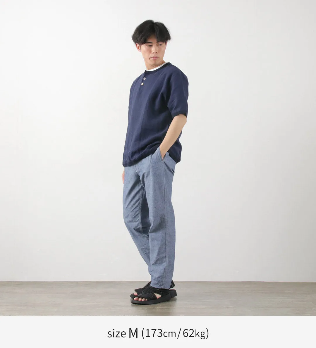 FOB FACTORY / F0528 M52 Chambray trousers