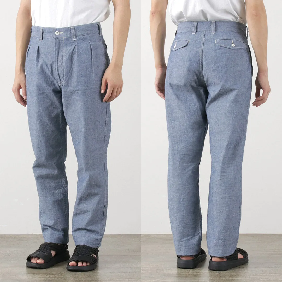 FOB FACTORY / F0528 M52 Chambray trousers