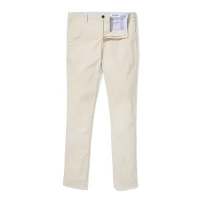 Folsom (Slim) - Stone Supima Stretch Twill Chinos