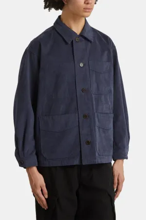 Frizmworks Jungle Moleskin French Work Jacket (Navy)