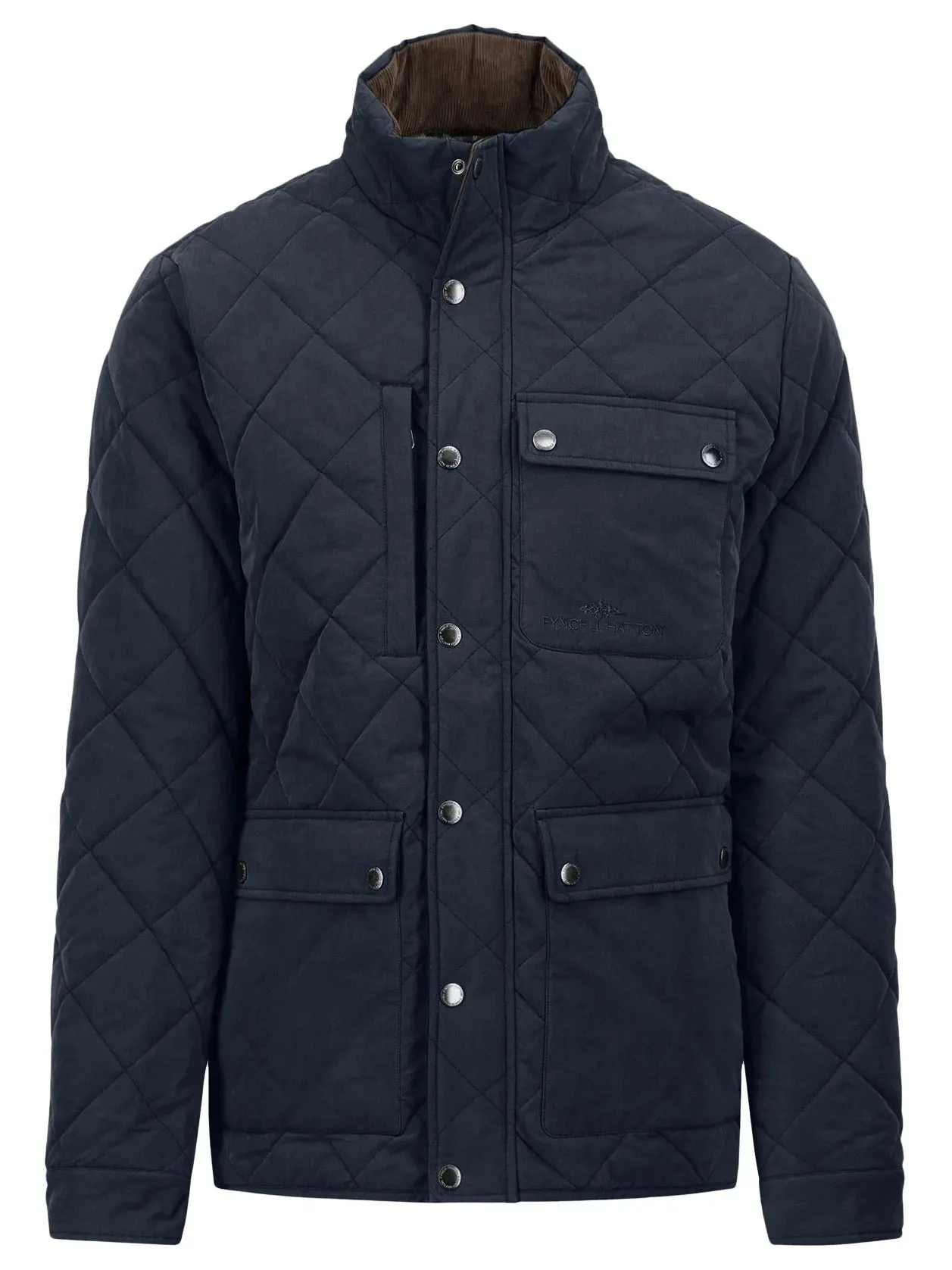 FYNCH HATTON Quilted Field Jacket - Men's – Dark Navy