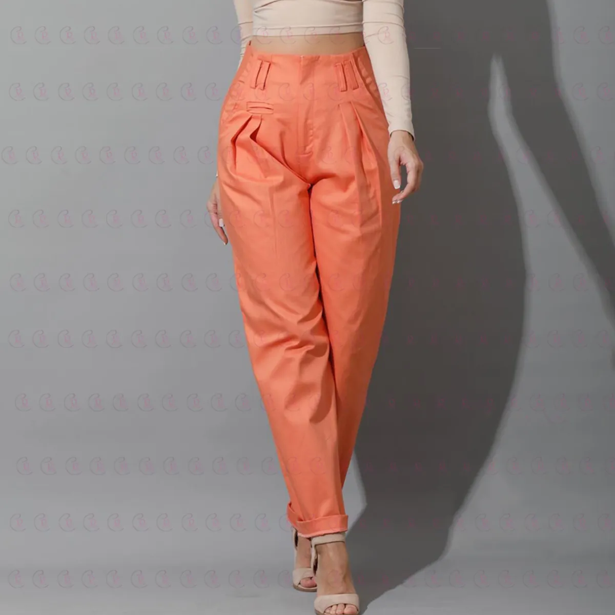 High waist - Gabardine Pants