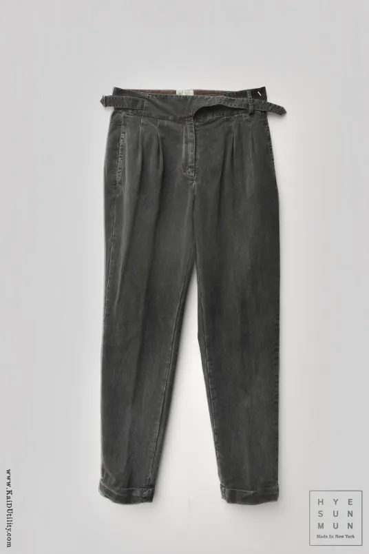 Isa Belted Pants - Ultra Soft Denim - M