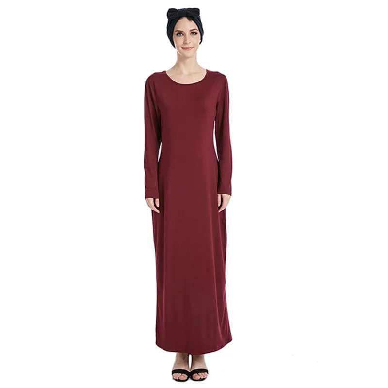 Long Skirt Elegant Stylish Inner Stretch Women's Dress