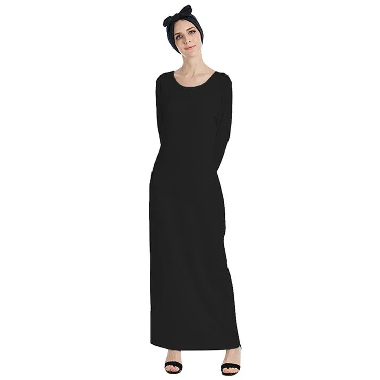 Long Skirt Elegant Stylish Inner Stretch Women's Dress