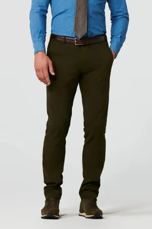 MEYER Exclusive Bonn Trousers - 8572 Luxury Twill Cotton Chino - Laurel Green