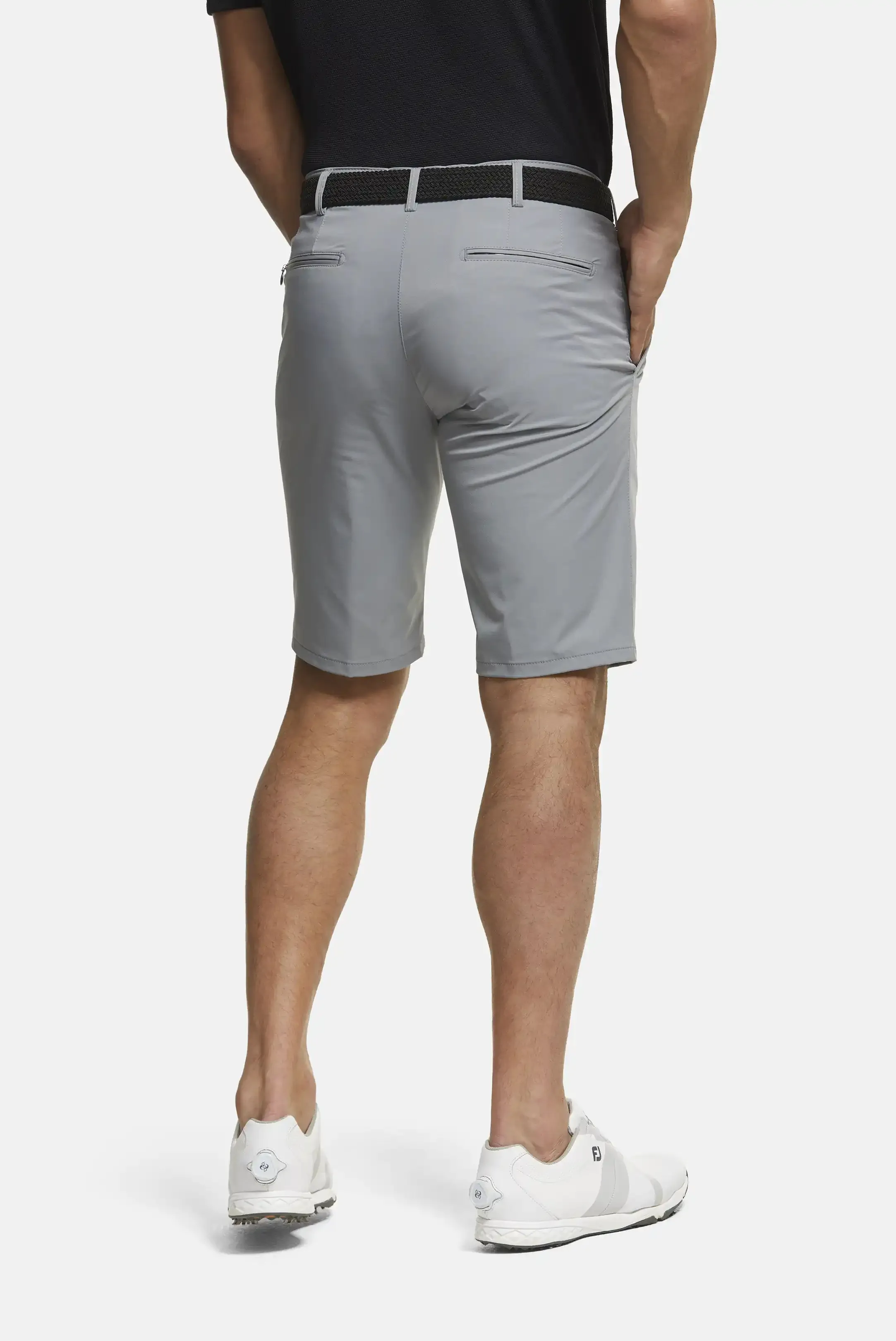 MEYER Golf Shorts - St. Andrews 8070 High Performance Cotton - Grey