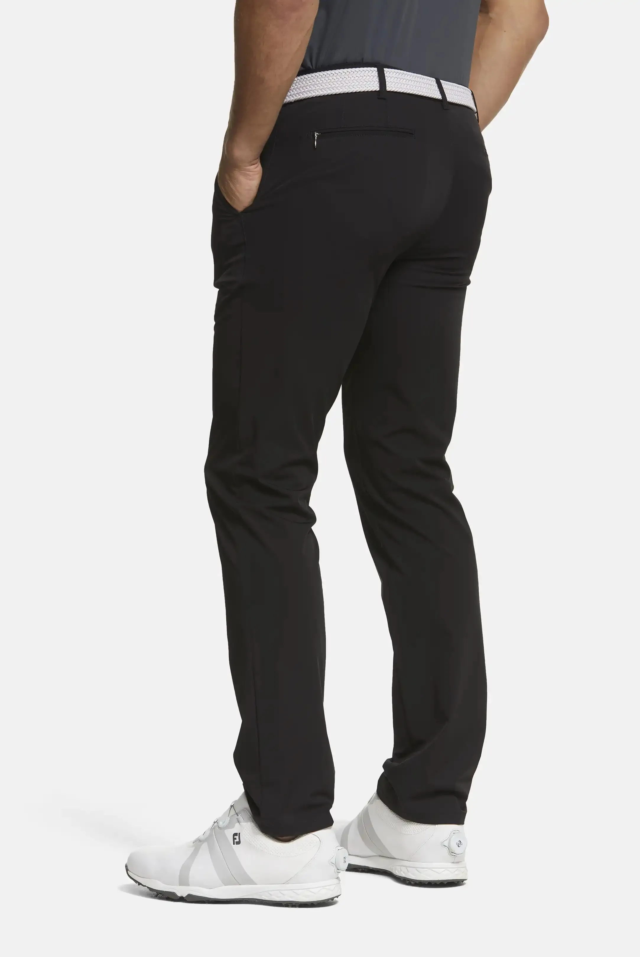 MEYER Golf Trousers - Augusta 8070 High Performance Chinos - Black