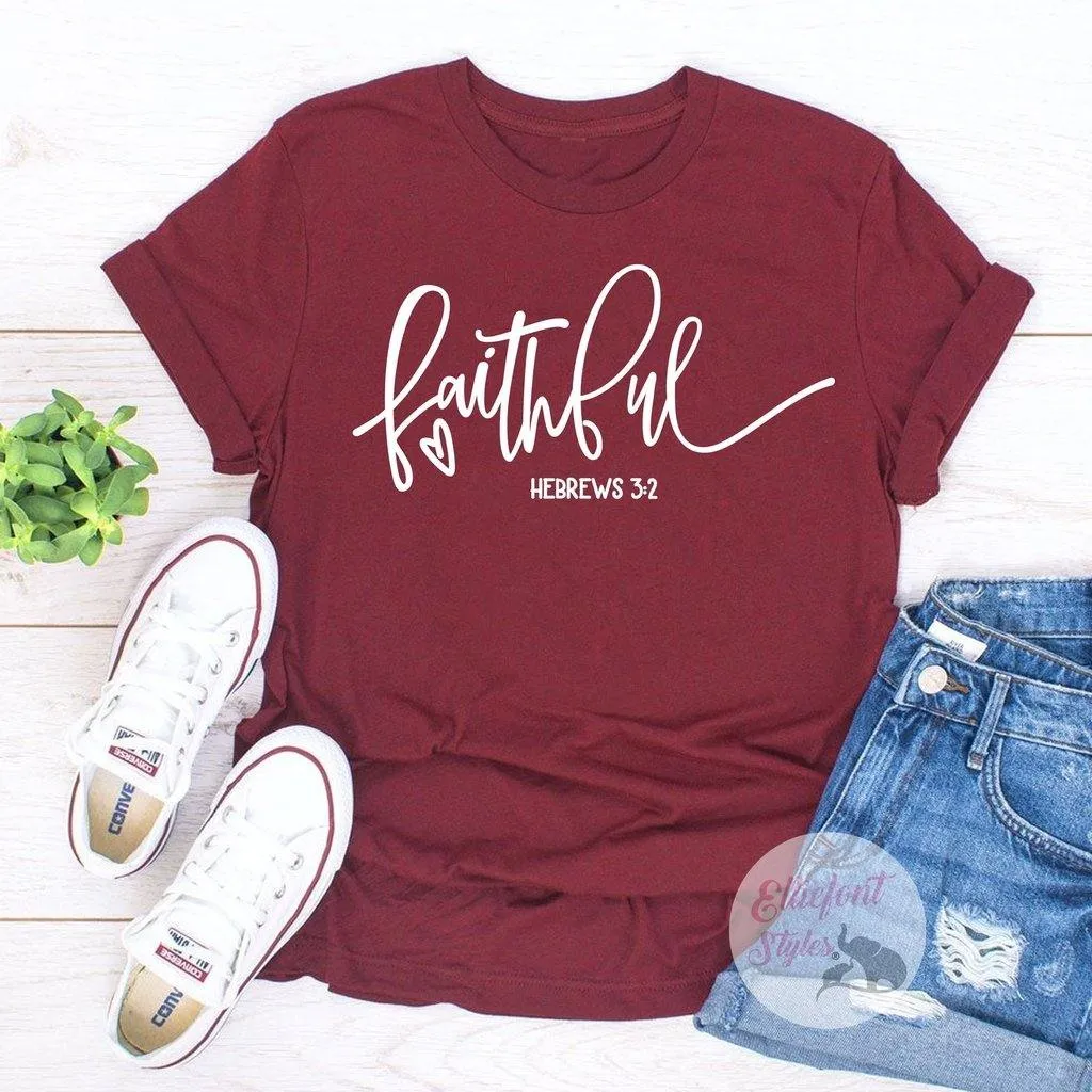 Religious Faithful Bible Verse Shirt