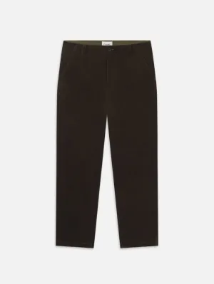 Soft Corduroy Pants -- Dark Olive