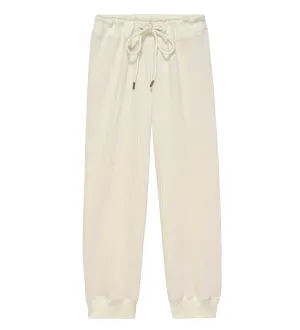 The Great - The Corduroy Lantern Pant in Washed White