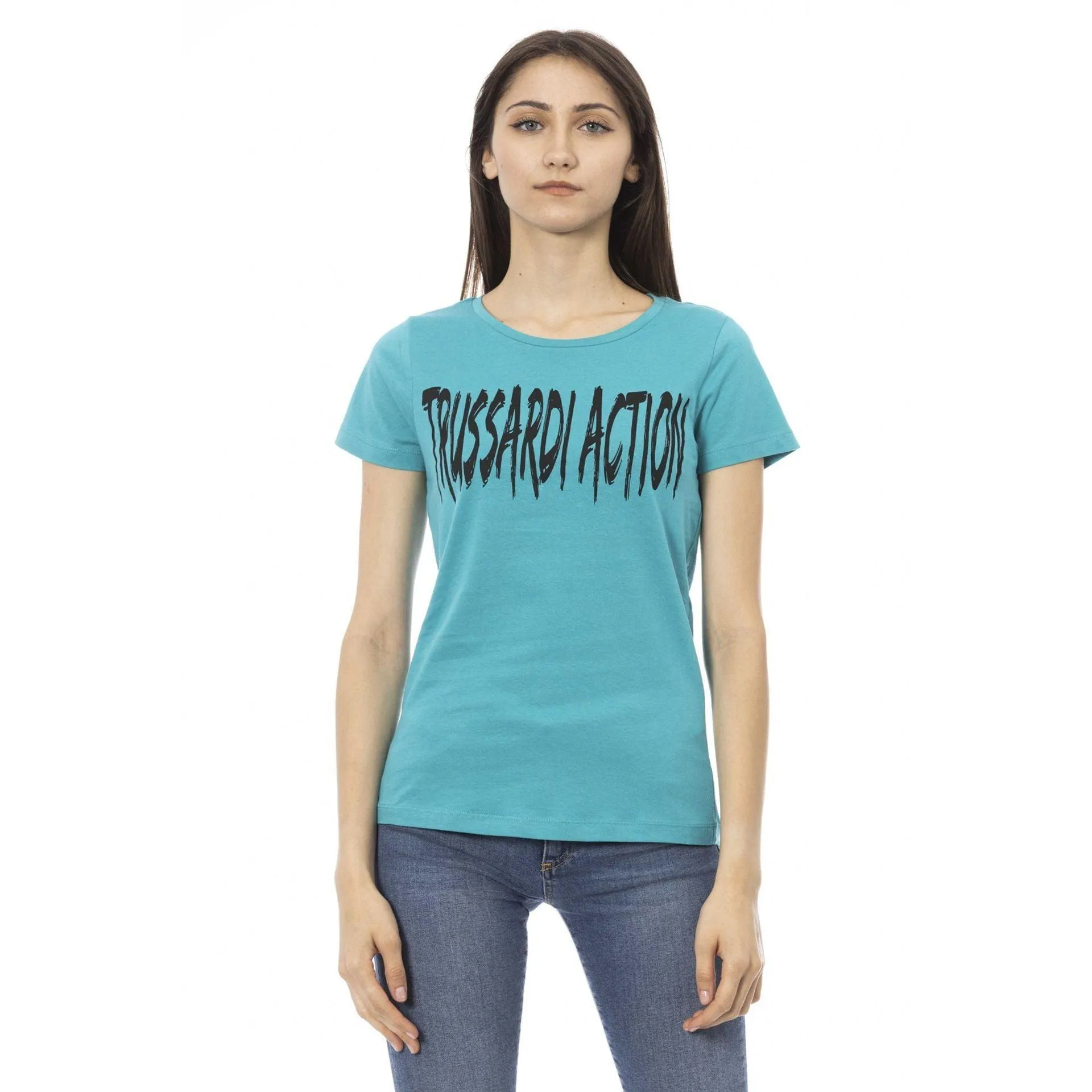 Trussardi Action Women T-Shirts - Blue Brand T-shirts