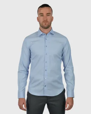 VINCENT & FRANKS S21LUX011 L-BLUE SLIM SC SHIRT