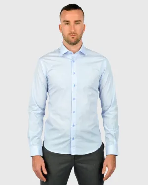 VINCENT & FRANKS S21SSP19041 BLUE PRINT SLIM SC SHIRT