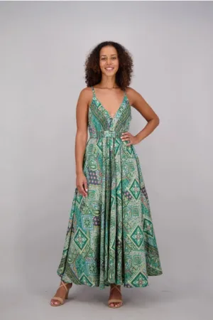 Women's Stylish African Print Maxi Dress